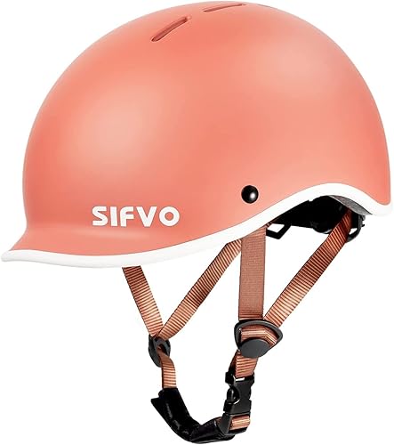 SIFVO - Casco de bicicleta para niños, casco de patineta, casco de protección completa, casco de bicicleta para niños y niñas, casco de bicicleta