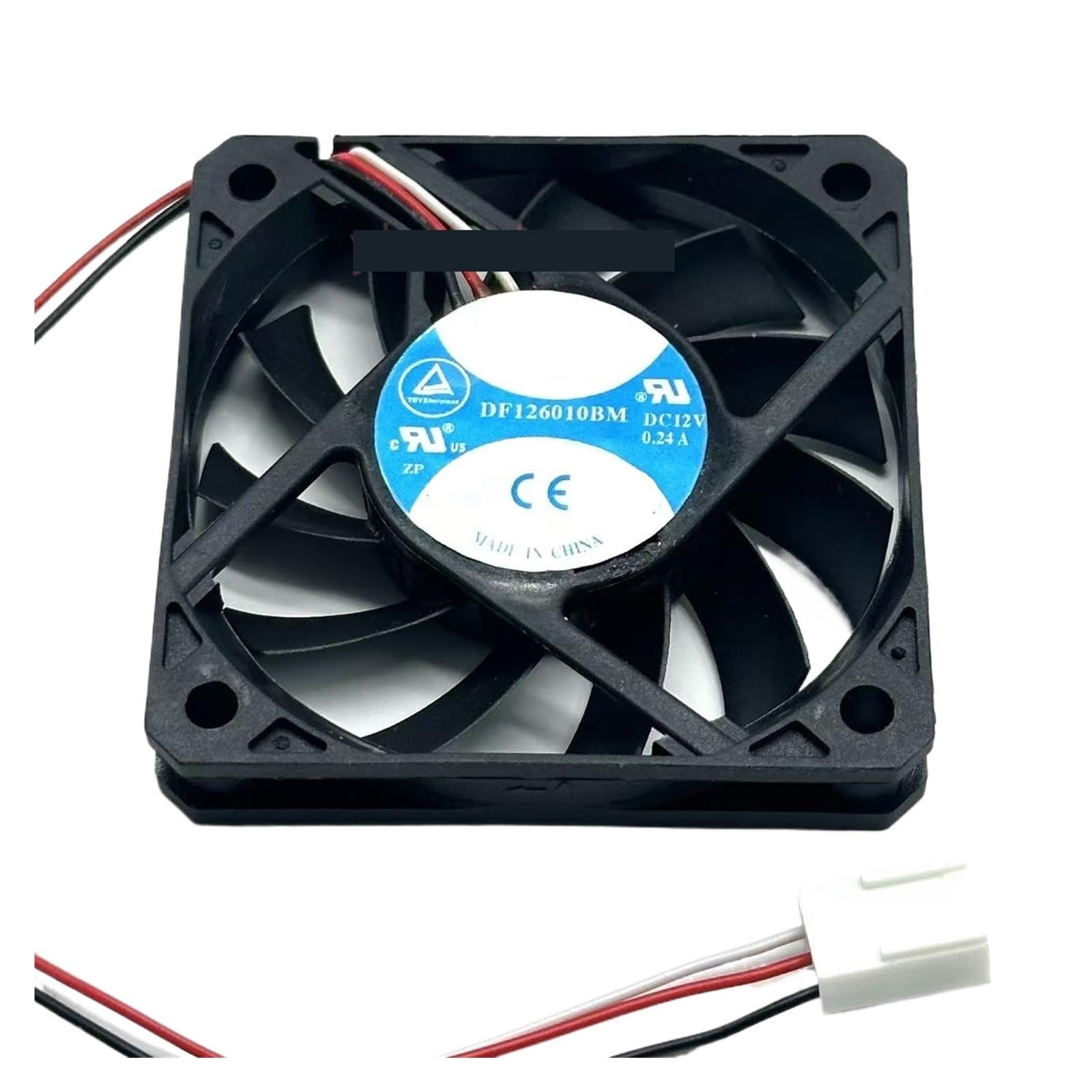 UITGVDQAT DF126010BM DC 12V 0.24A 60x60x10mm 3-Wire Server Cooling Fan