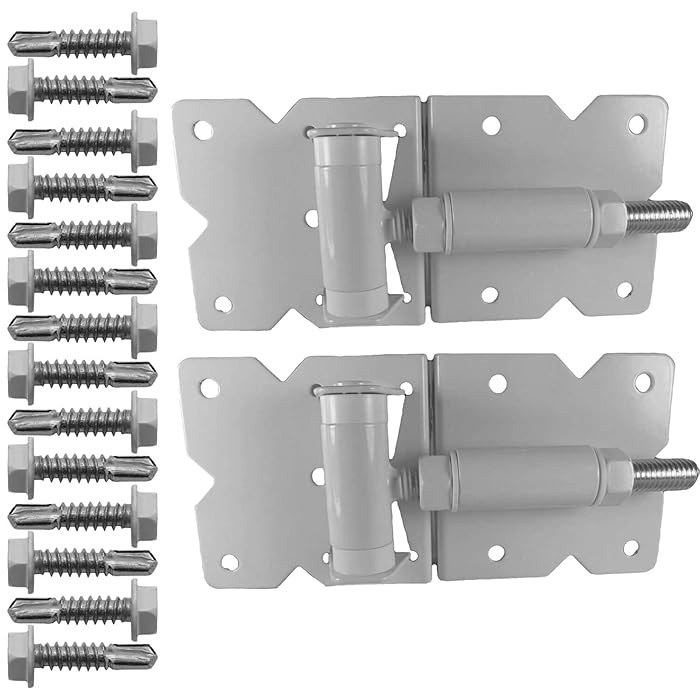 Buy Vinyl Gate Hinges White (for Vinyl, PVC etc Fencing) Vinyl Fence