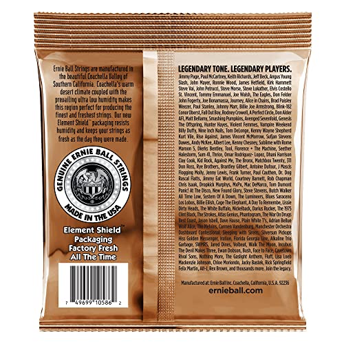 Image of Ernie Ball Earthwood Custom Medium Phosphor Bronze Acoustic Guitar Strings, 12.5-56 Gauge (P02143)