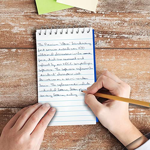 image for Alitte Small Notebooks, Spiral Notepads 3x5 - (Pack of 10) Pocket Note