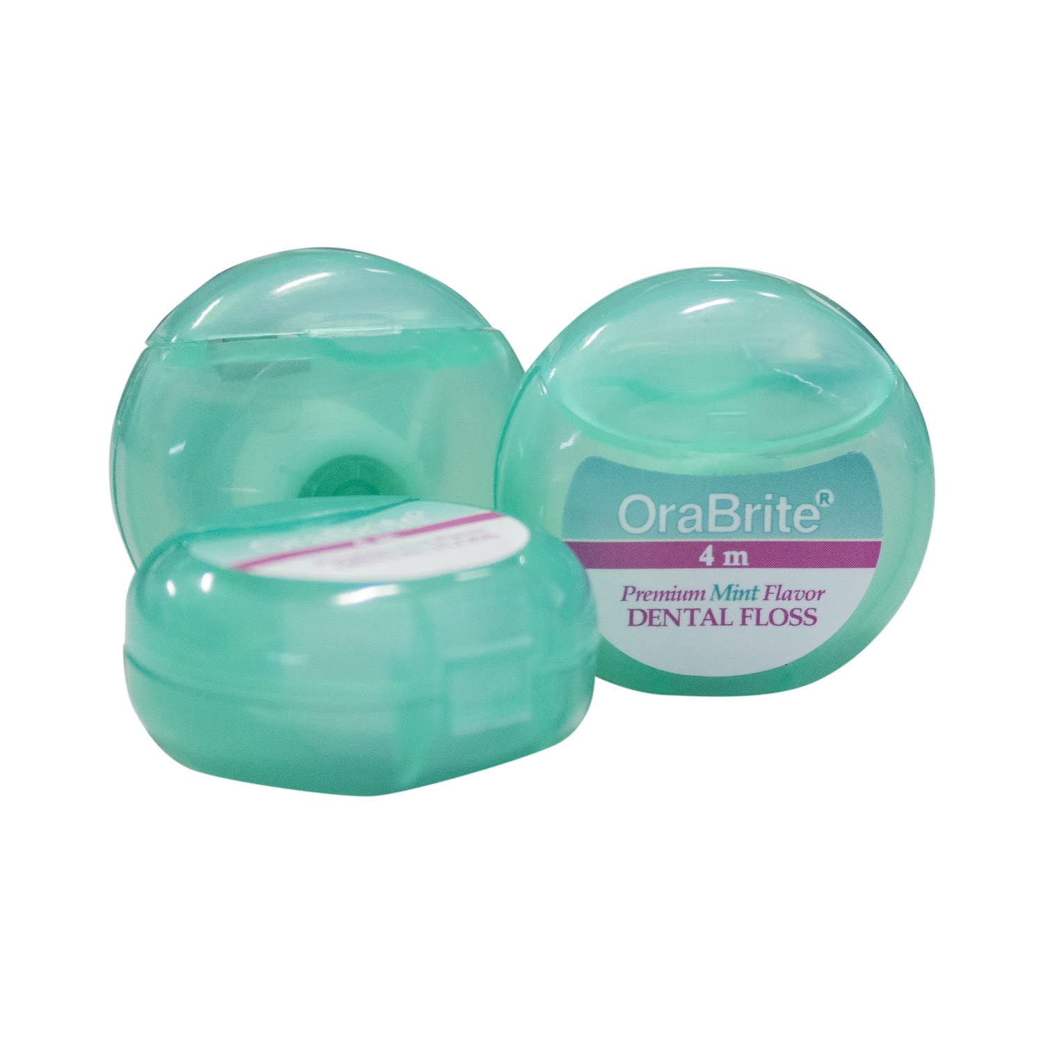4m PTFE Mint Waxed Dental Floss 4 5 x 1 5 x 13 Waxed Mint Flavor Dispenser Box