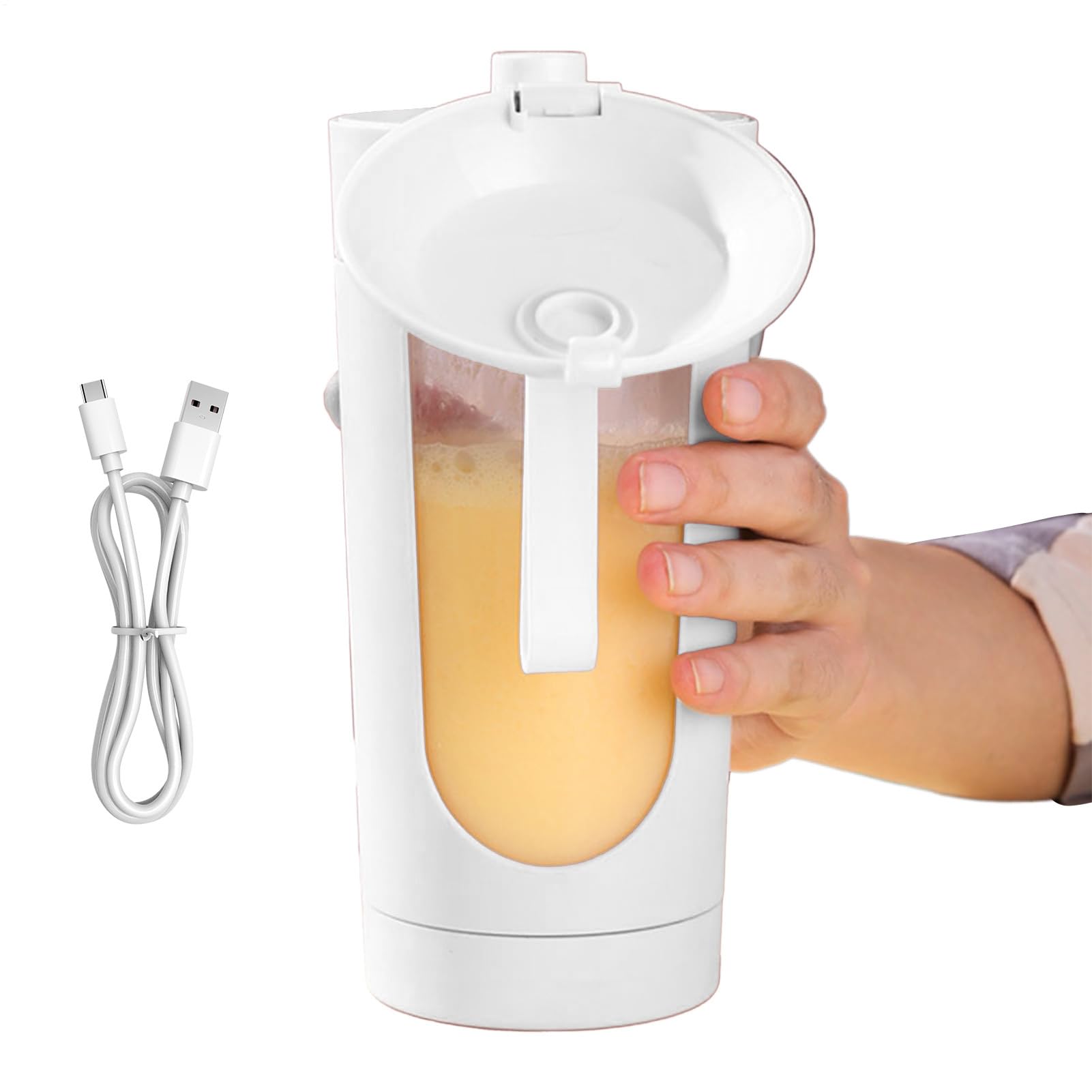 Tragbarer persönlicher Mixer, elektrisch, 700 ml, für Obst und Gemüse, elektrische Saftpresse für Gemüse, für Küche, Reisen, Fitnessstudio, Büro, Universität, Zuhause