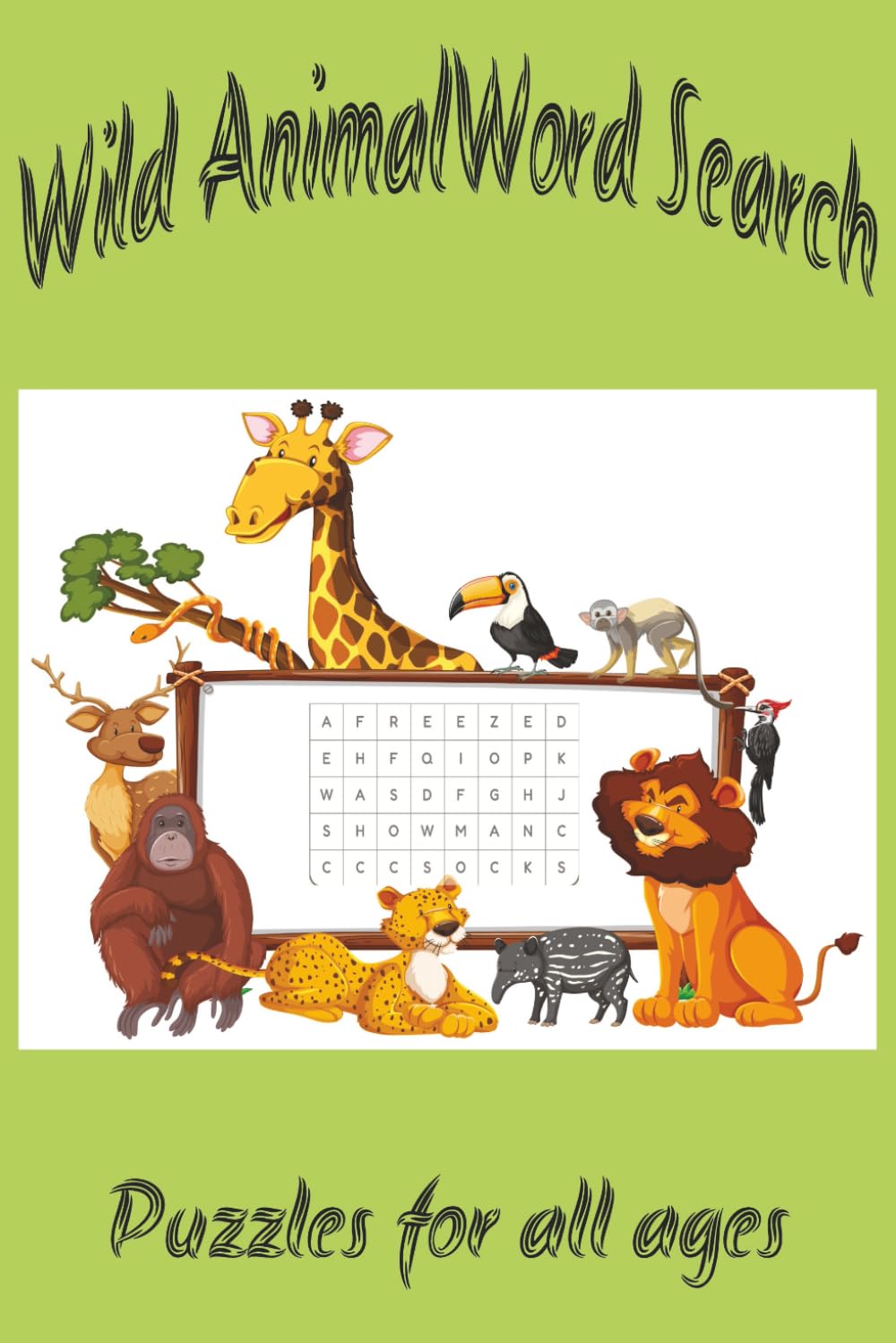 Wild Animal Word Search: A Wild Word Search Safari
