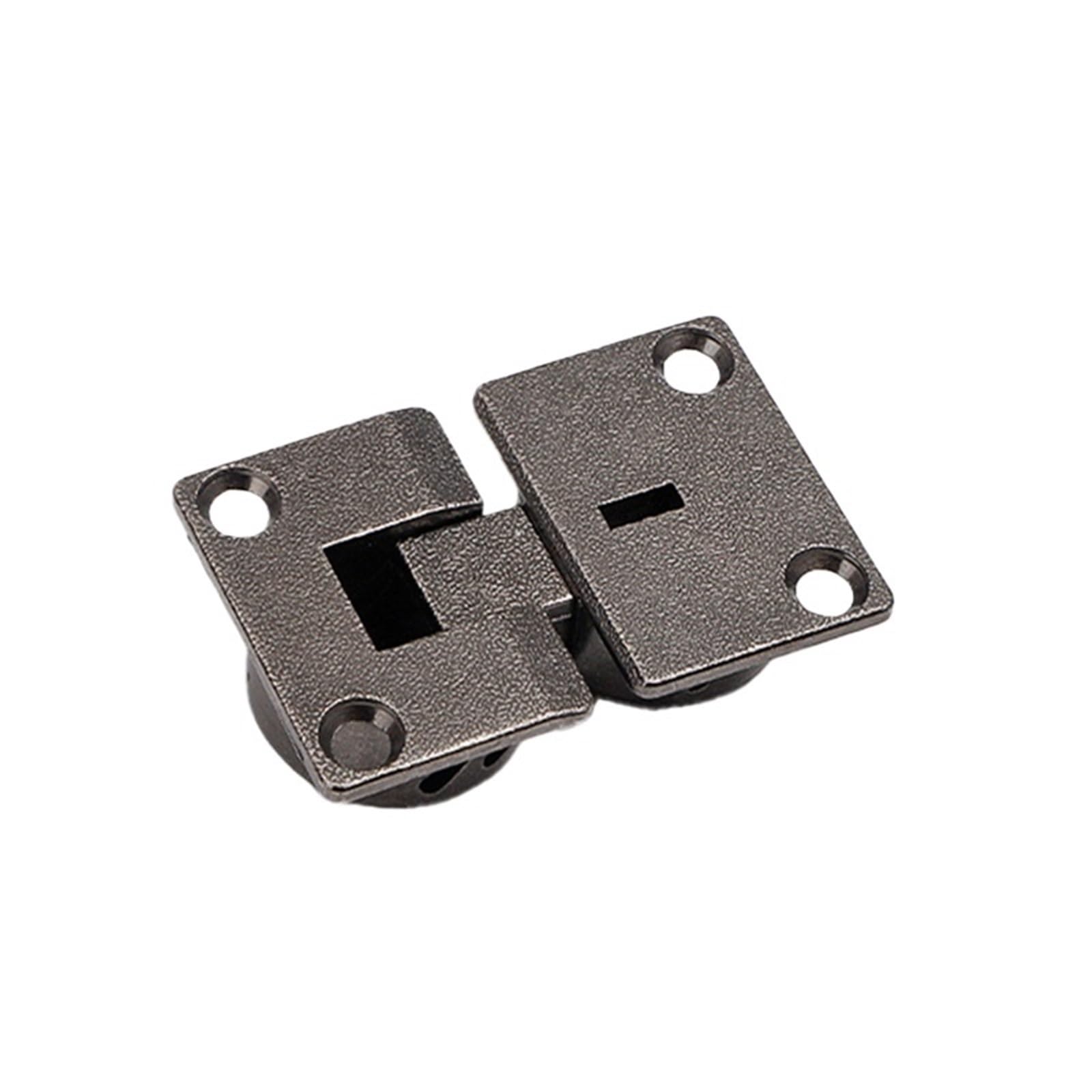1PCS Flat Door Concealed Hinge Cabinet Hinge(Gun Black 1pcs)