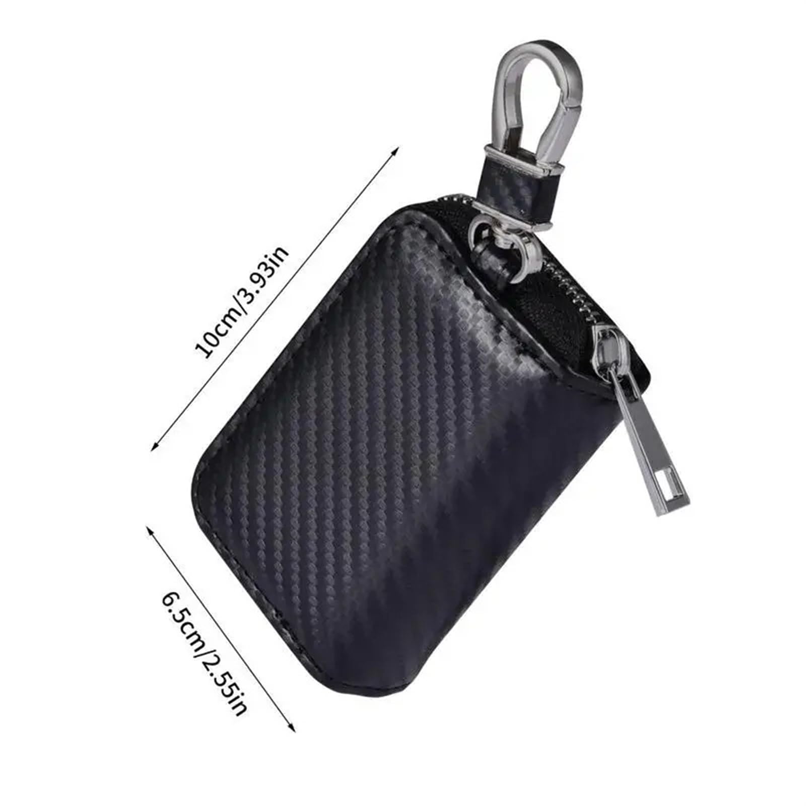 Funda de piel con bloqueo de señal RFID para llaves de coche sin llave