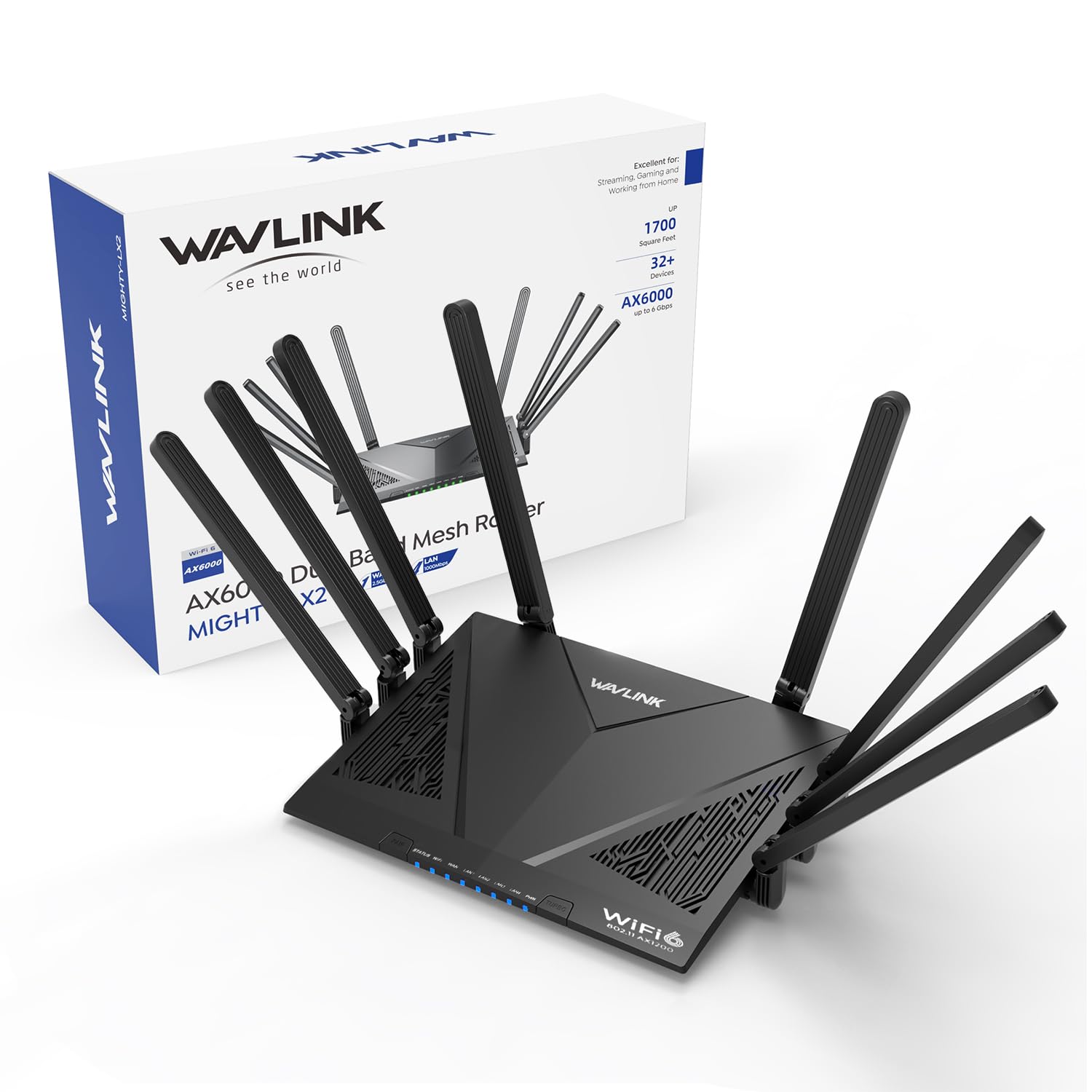 Amazon.com: WAVLINK AX6000 Dual Band WiFi 6 Router, High Speed