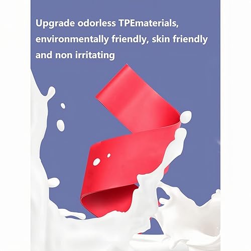 Miniatura 5 de Juego de bandas de ejercicio de resistencia con guía y bolsa de transporte, duradero, 5 juegos de bandas de fuerza de varios niveles para