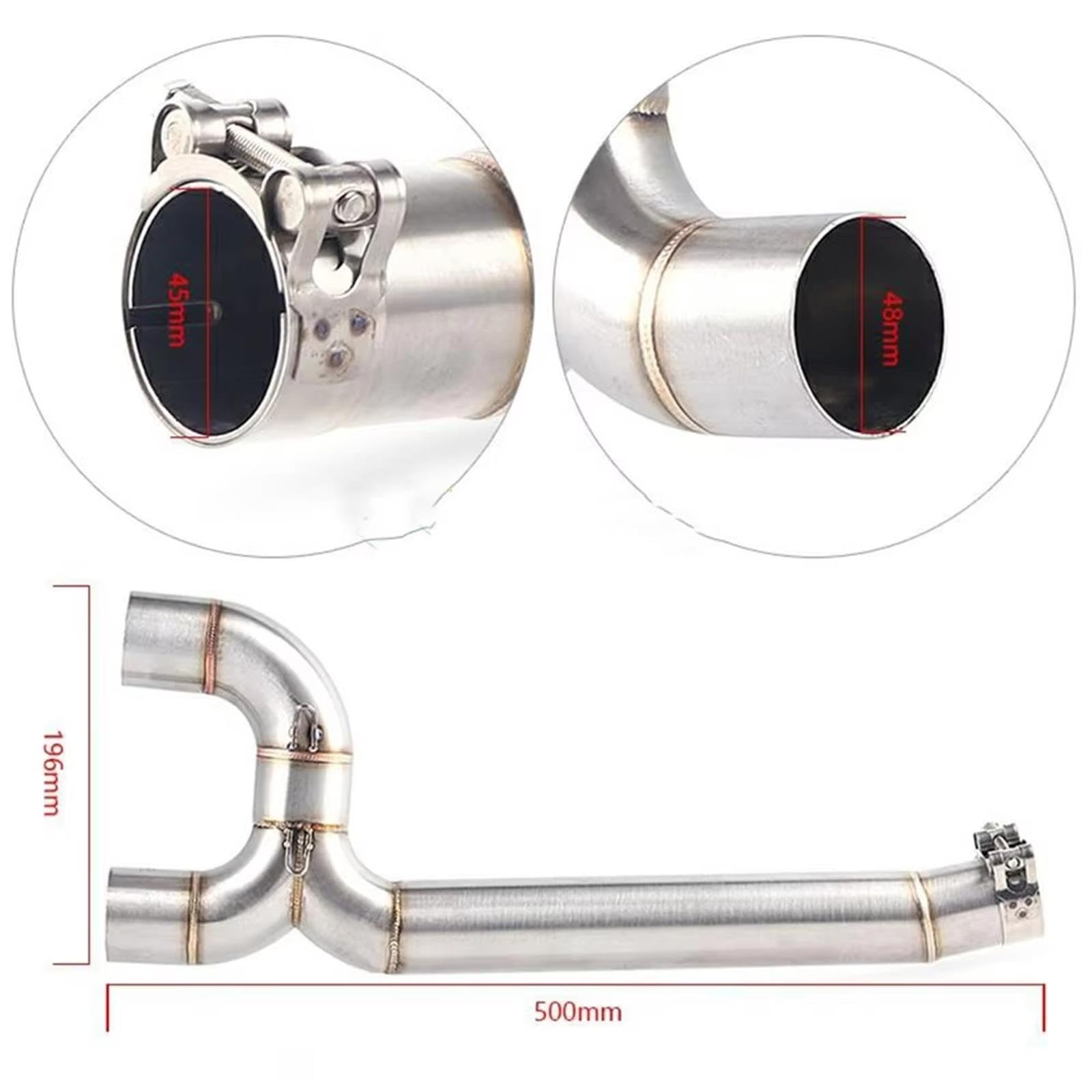Tubo De Escape Motocicleta para FZ6S para FZ6N