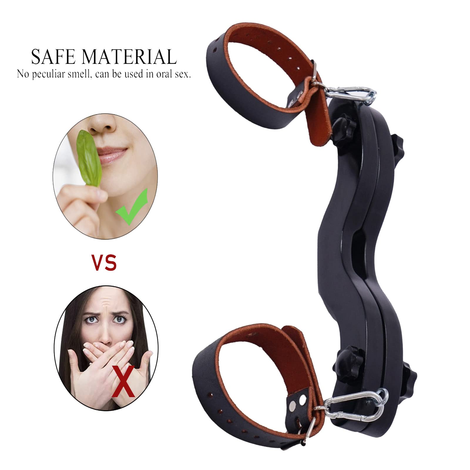 SM Scroto Bondage Testicoli Pressa Con Manette Alla Caviglia In Pelle Di Mucca Stimolatore Testicoli Regolabile BDSM Barella Testicoli Costrizione Pene Sesso Fetish Erotico