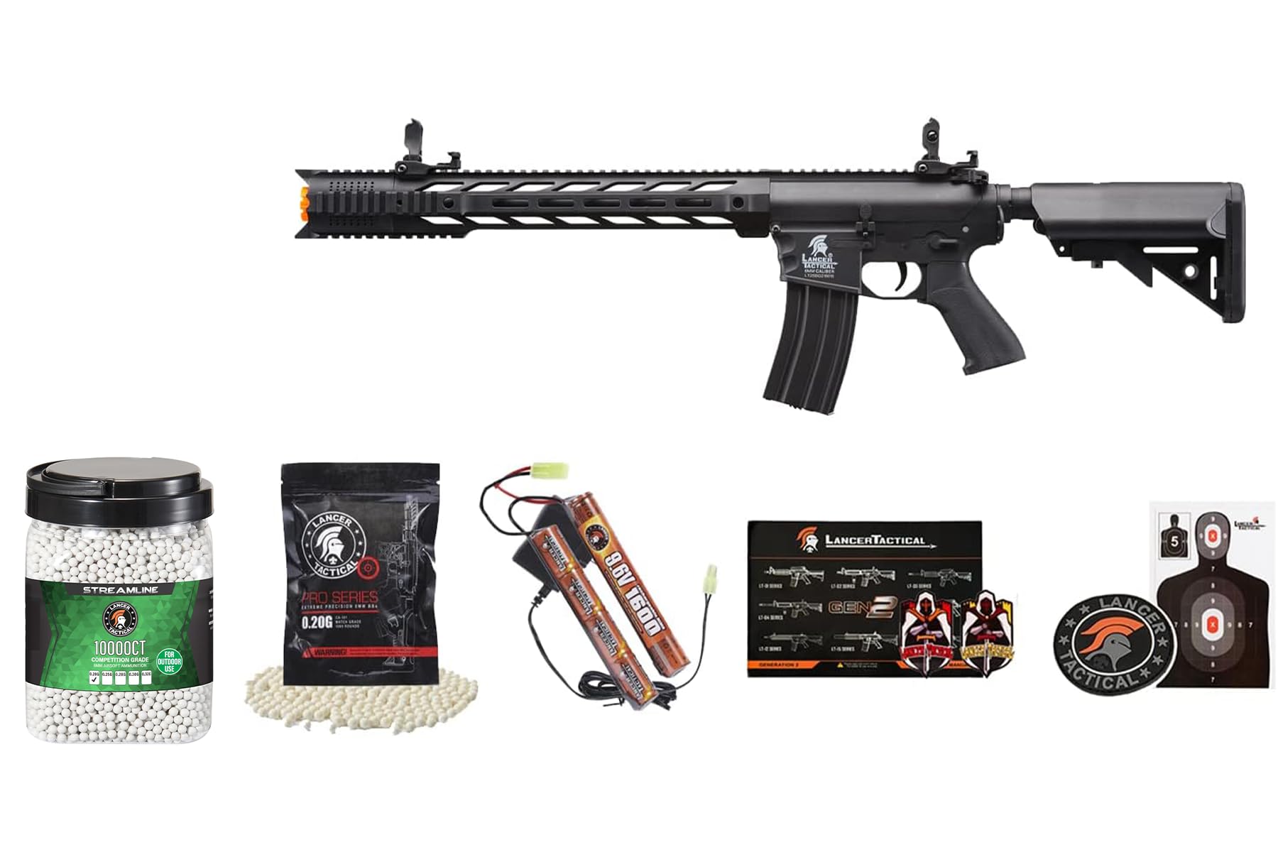 Lancer Tactical Gen 2 Airsoft M4 SPR Interceptor AEG