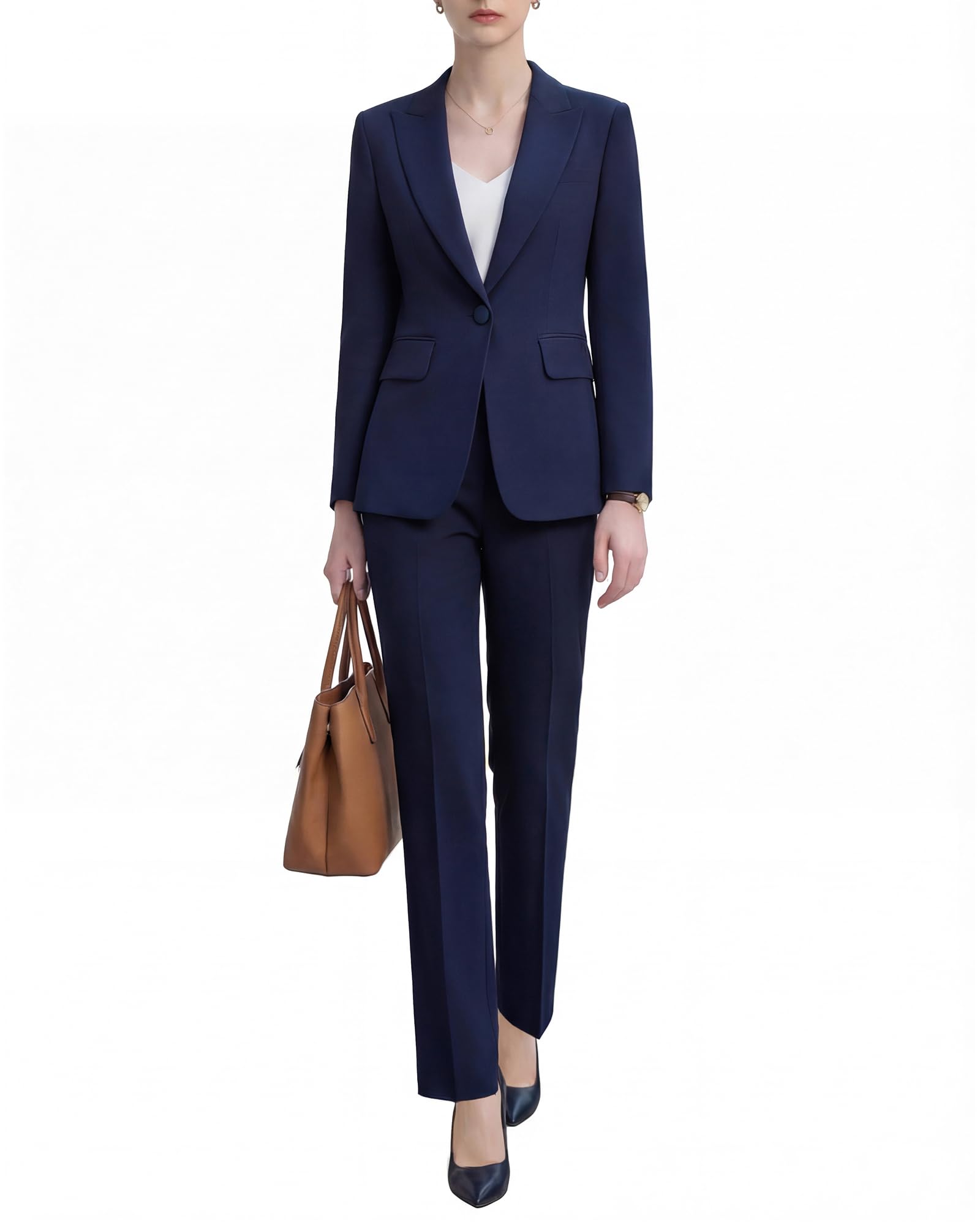 Women’s Suits 2-Piece Set Navy Blue
