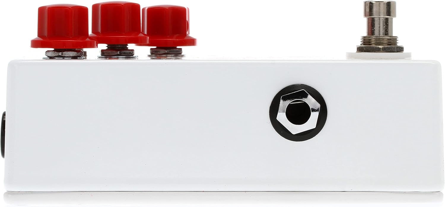 JHS Crayon Preamp/Distortion/Fuzz Pedal with EBS Patch Cables