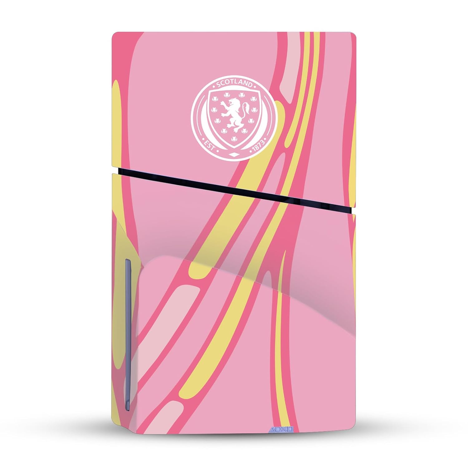 Head Case Designs Officially Licensed Scotland National Football Team Away 2025 Women's Kit Vinyl Sticker Gaming Skin Decal Compatible With Sony PS5 Slim Disc Edition Console & DualSense Controller