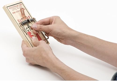 Miniatura 5 de Trampa para ratas con pedal de metal Victor - M201 (Paquete de 3)