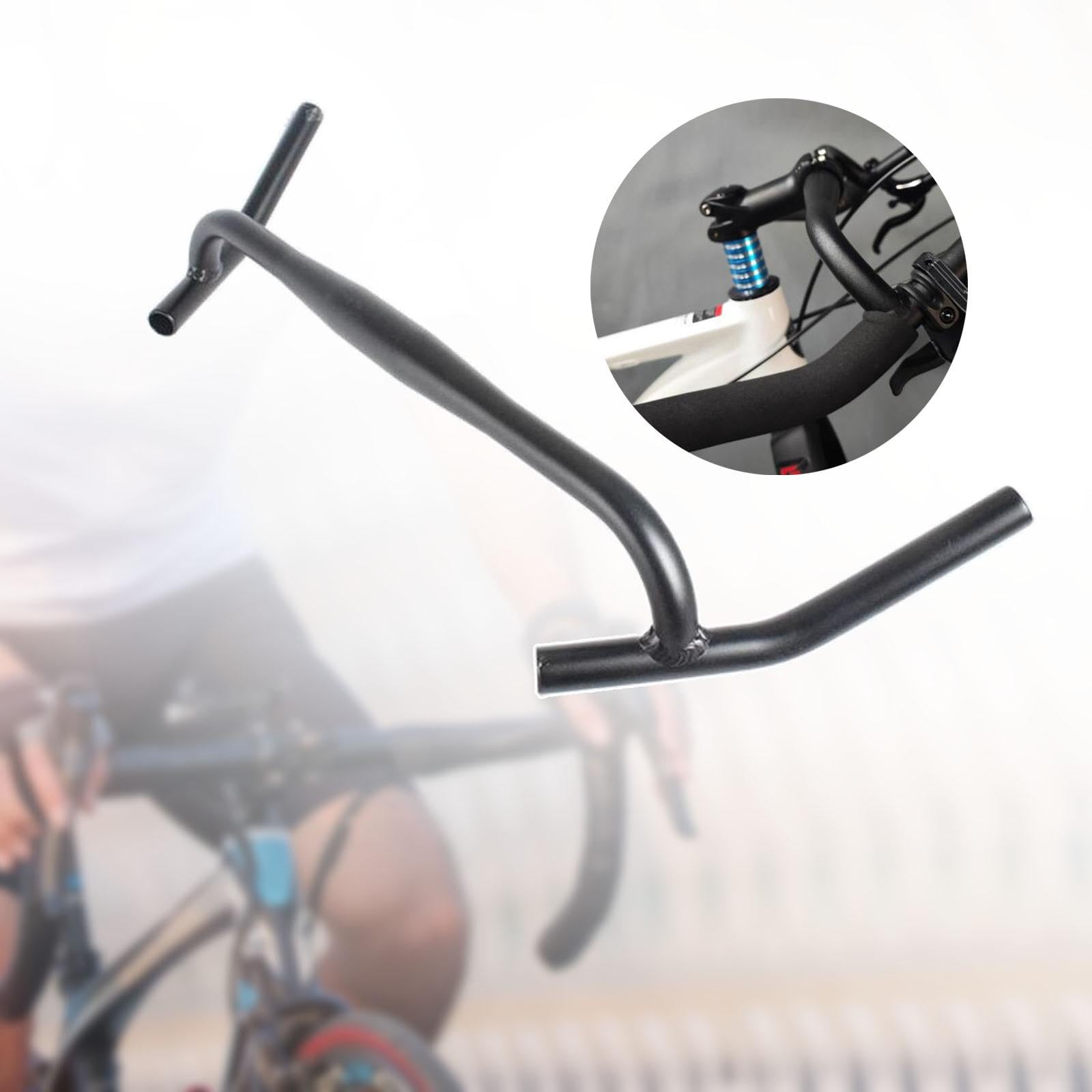Barra de de ángulo Externo para Manillar de Bicicleta, Repuesto Resistente de 24 Pulgadas de Largo, Accesorio de Ciclismo, Barra de ángulo