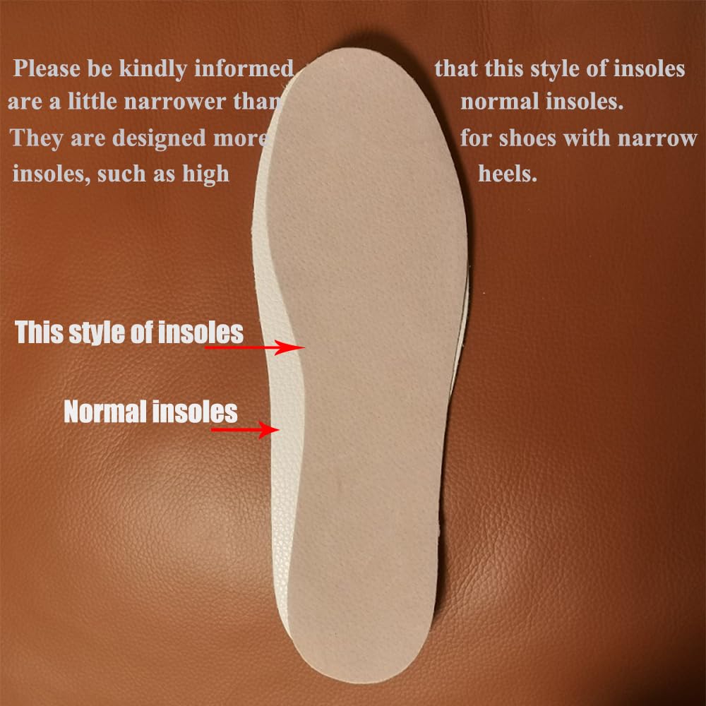 Insertos de cojín de piel de cerdo para mujer, plantillas autoadhesivas para zapatos de tacón alto, sandalias, zapatos de vestir y zapatos planos, forros para zapatos sin calcetines, antideslizantes y