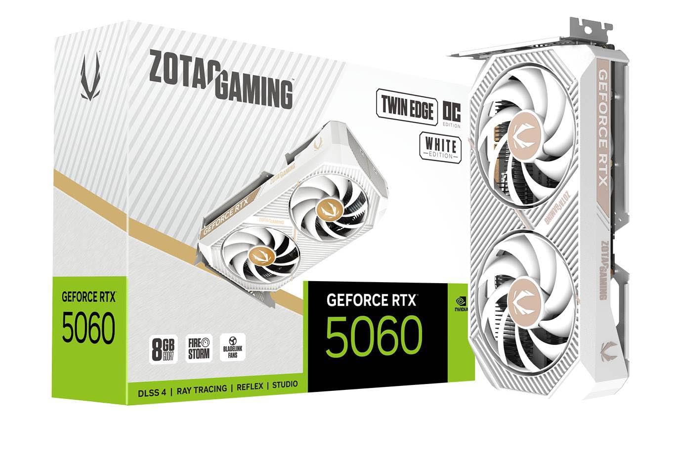 RTX5060 OEM版 ZOTAC Gaming GeForce RTX 5060 Twin Edge OC White Edition DLSS 4