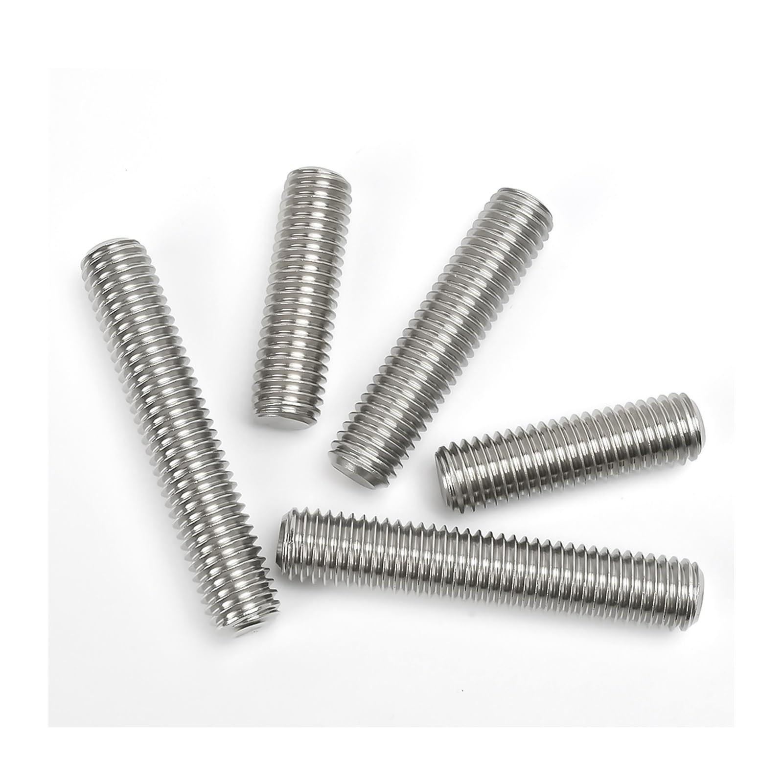 Perno de varilla completa de acero inoxidable M3 M4 M5 304, longitud de 16mm-500mm, tornillos de varillas de rosca sin cabeza completamente métricos(500mm (1pcs),M4)