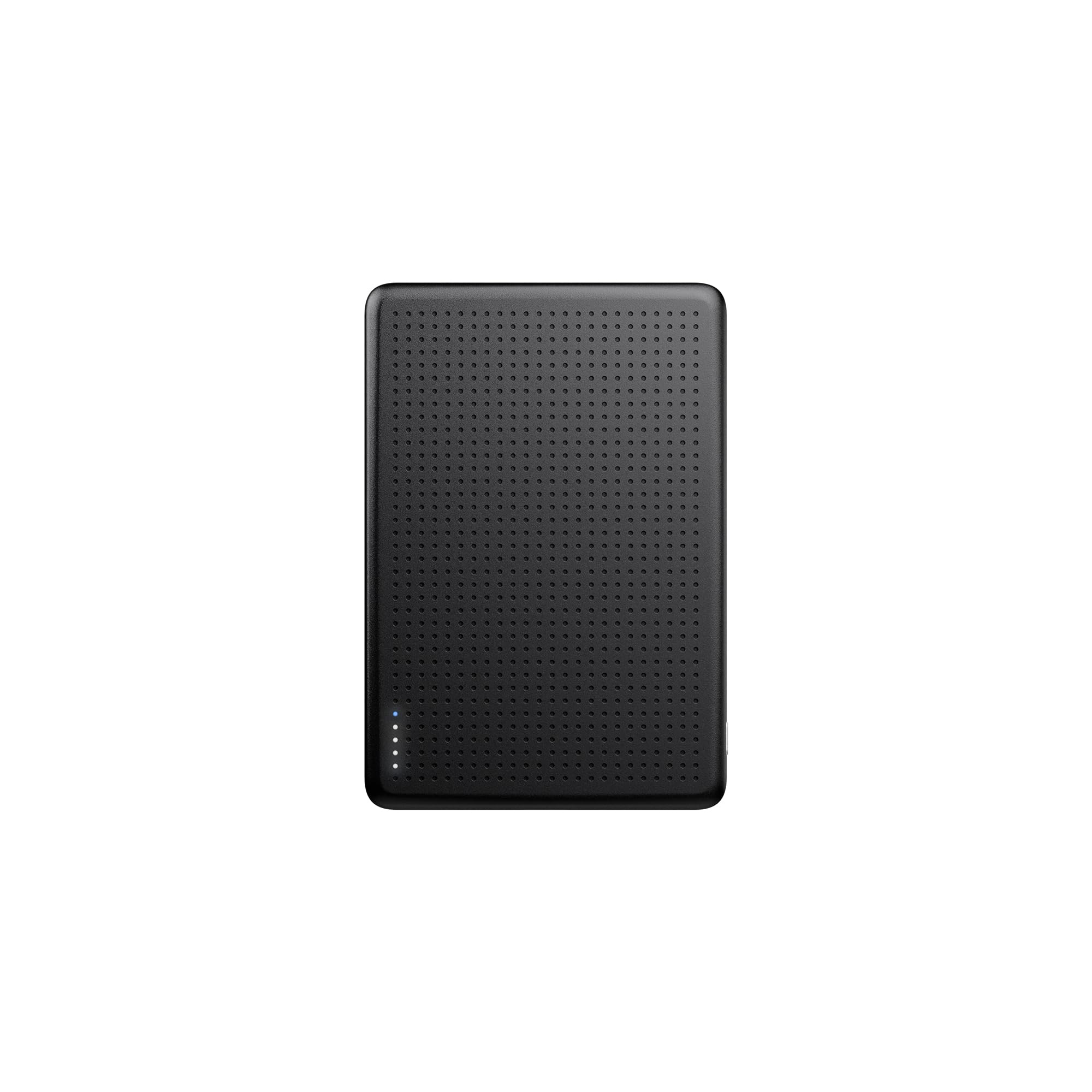 Native Union Active Power Bank magnetically attached to the back of a silver iPhone, showing its slim profile.