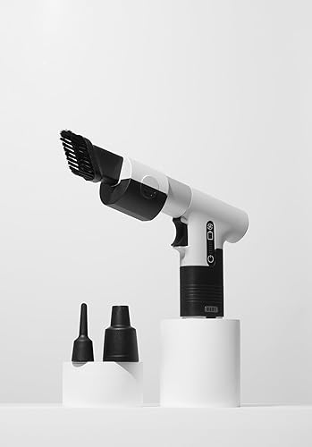 Miniatura 3 de Plumero de aire inalámbrico de 130,000 RPM y mini aspirador - Soplador de mano recargable de 100 W para teclado, automóvil, electrónica, PC, hogar,