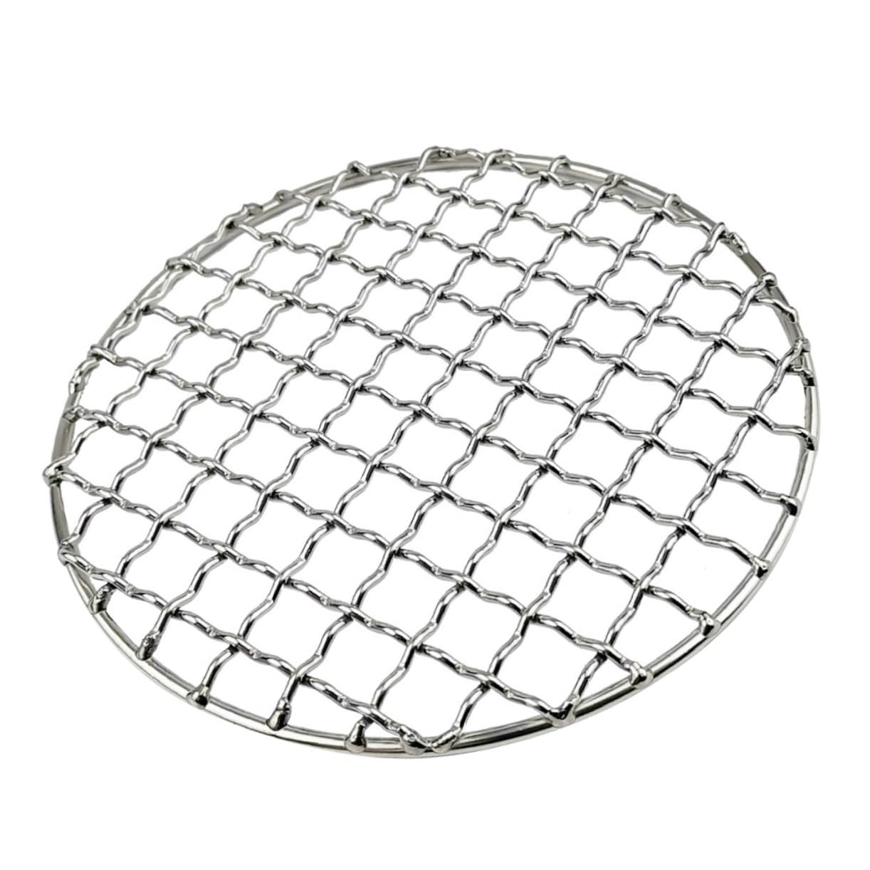 Milisten BBQ Grill Mesh Rack Portable Stainless Steel Outdoor Cooking Grate for Camping Barbecue and Picnics Heat Resistant BBQ Accessories for Easy Grilling and Enjoying with Family