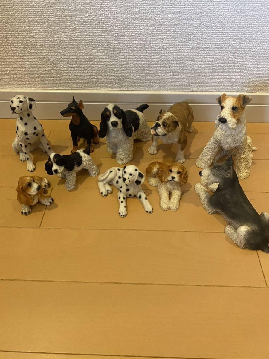 Amazon.co.jp: 置物 犬 カスターニャ まとめて 刻印 アンティーク