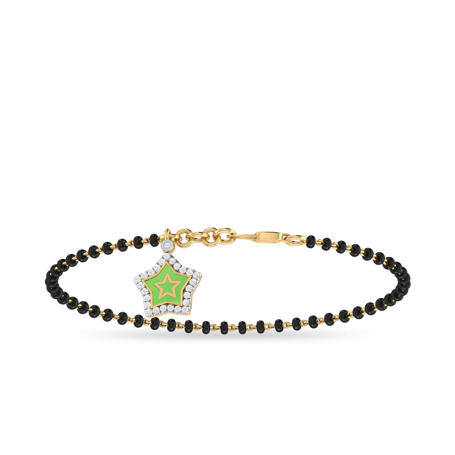 pc jeweller 18k (750) Yellow Gold and Diamond Bracelet for Women-picture-29