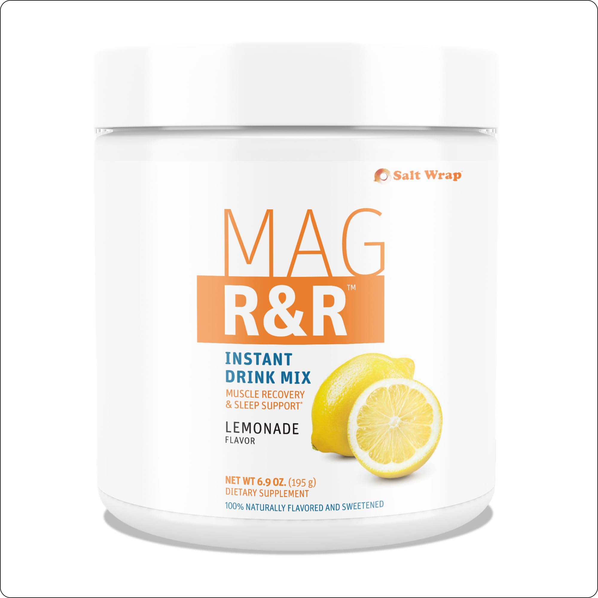 SaltWrap Mag R&R Instant Drink Mix - Nighttime Magnesium Glycinate Powder