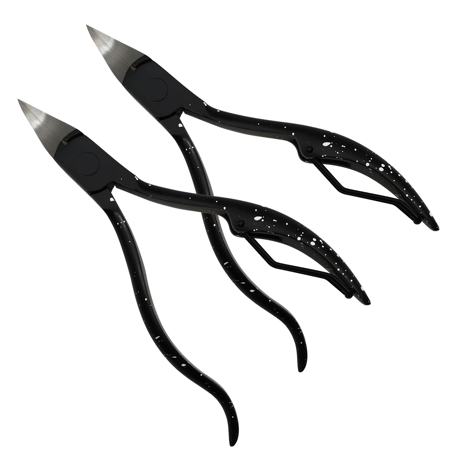 Zalaxt Toenail Clippers, Nail Clippers for Thick or Ingrown Toenails Stainless Steel Long Handle Toenail Cutters