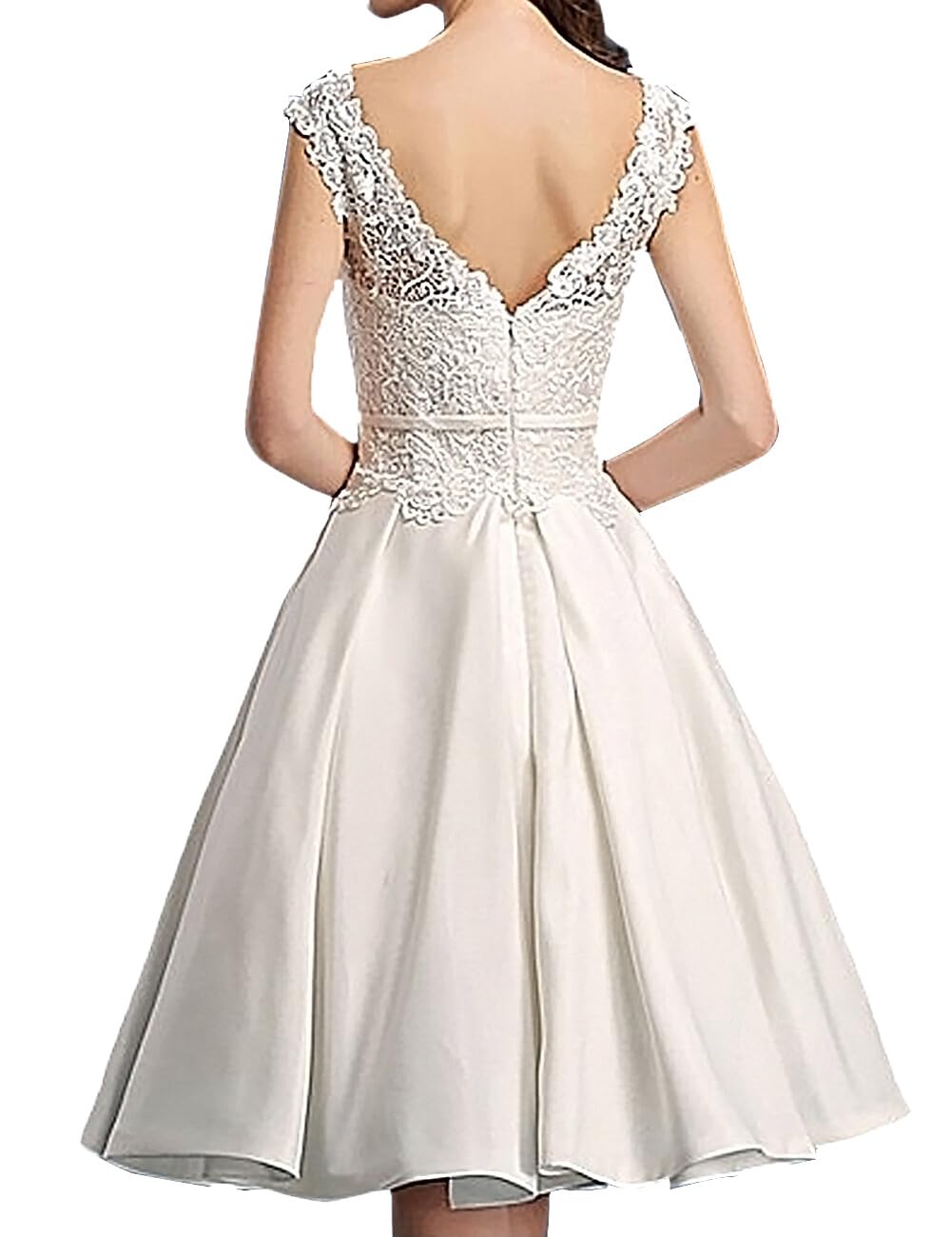 a - Word Bohème Robe de Mariée Mariée Robe de Mode, WZEFEIO, Blanc, 50