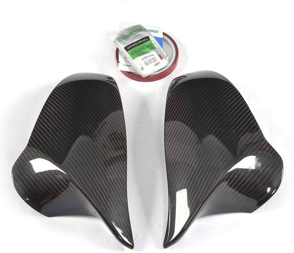 Carbon Fiber Mirror Cover fits for BMW F80 M3 Sedan F82 F83 M4 Coupe Convertible 2014-2018 Replacement Dry Carbon Fiber Mirror Cover Cap (Add On)