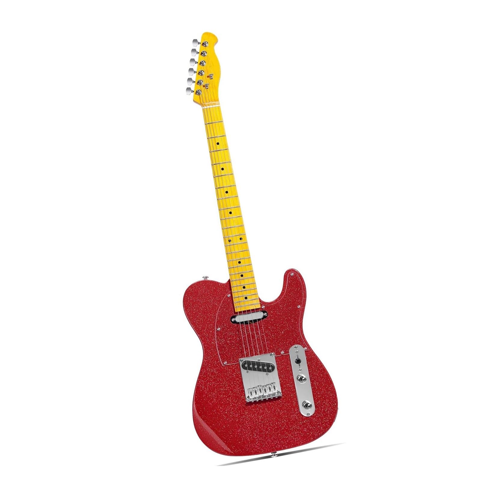 Profesjonalna Gitara Elektryczna Z Mahoniowym Korpusem I Twardą Szyjką Klonową(Red)