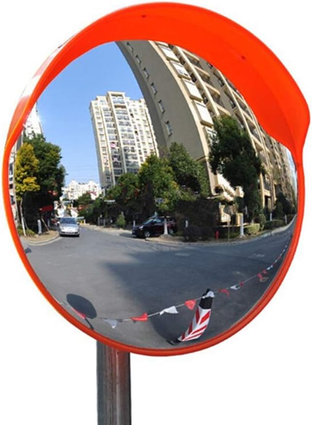 Blind Spot Mirrors Highway Safety Mirror, Motor Vehicle Outdoor Turning Mirror Wide Angle Clear Road Mirror 30-120Cm Durable Traffic Mirror/60Cm