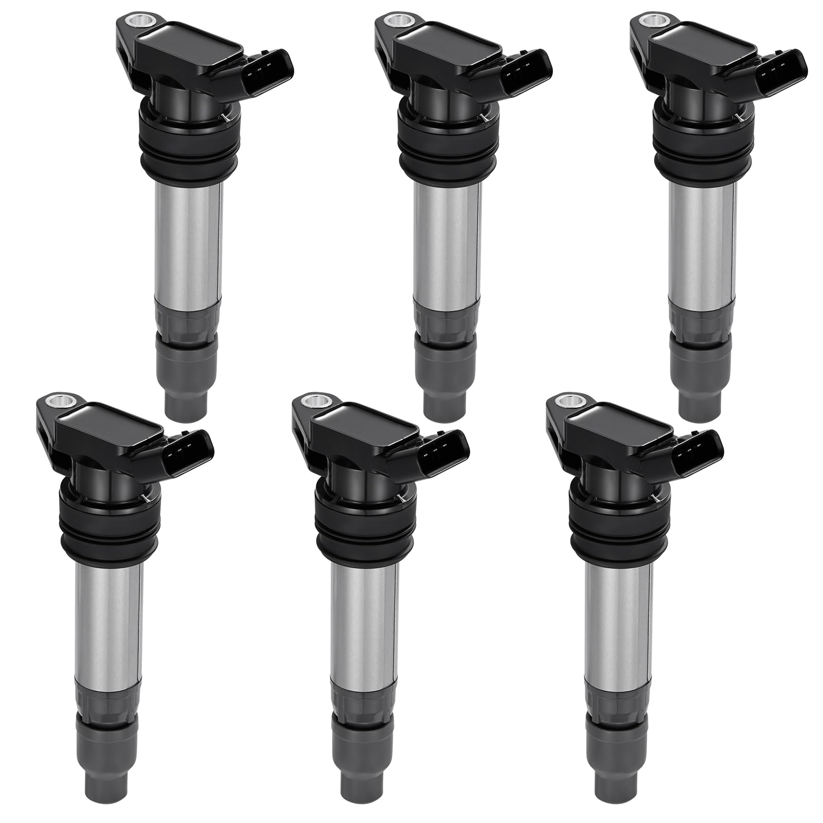 BDFHYK Ignition Coil Packs Compatible with Land Rover LR2, Compatible with Volvo S60 S80 V60 V70 XC60 XC70 XC90 3.0L 3.2L l6,Coil for UF594 48733 C-815 GN10558 U5149 Set of 6