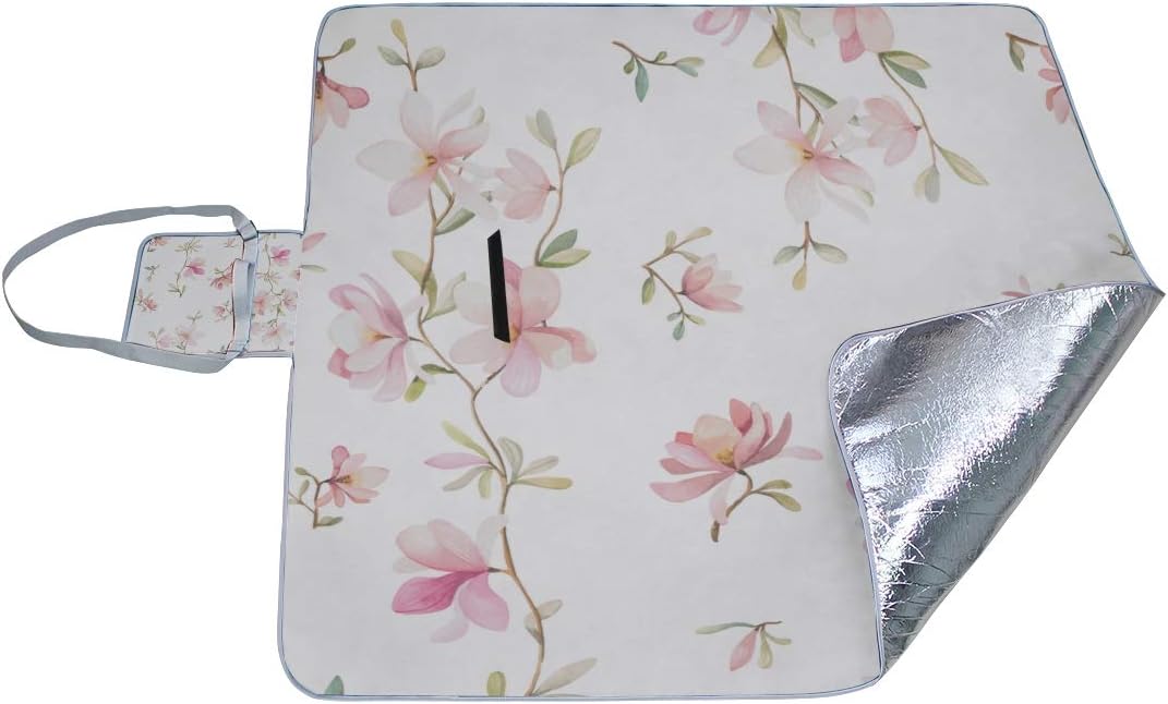 レジャーシート 美しい蝶と花 ピクニック 折りたたみ 撥水 アウトドア クッション マット コンパクト 花見 運動会 キャンプ 遠足