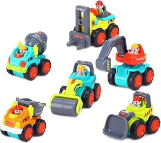 Hohopeti Toys 6 Pcs Cars Toys Babies Toys Toy for Kids carinify Toy car Toy Vehicle Toy Inertia car House Baby boy Baby Toys