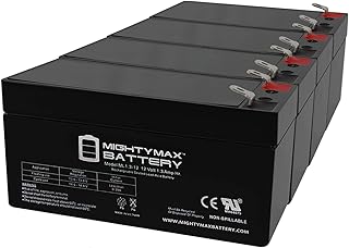 12V 1.3Ah Replacement Battery Compatible with Power Energy GB12-1.3 - 4 Pack