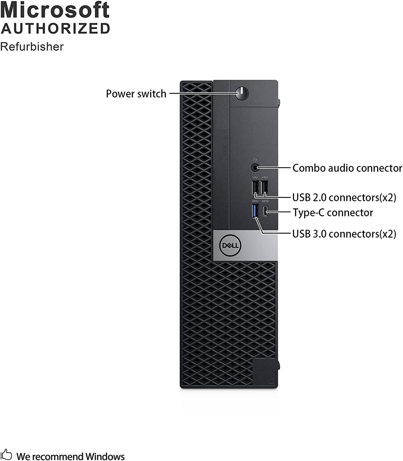 Image secondaire de Dell Optiplex 7050 SFF - PC de Bureau Rénové avec Windows 11 et Intel i5
