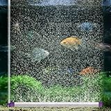Vutlace 35cm Aquarium Bubble Curtain Wall, Air Stones for Fish Tanks Quiet High Dissolved Oxygen Diffuser Aquarium Bubbles Air Stone with Air Tubing for Freshwater Saltwater