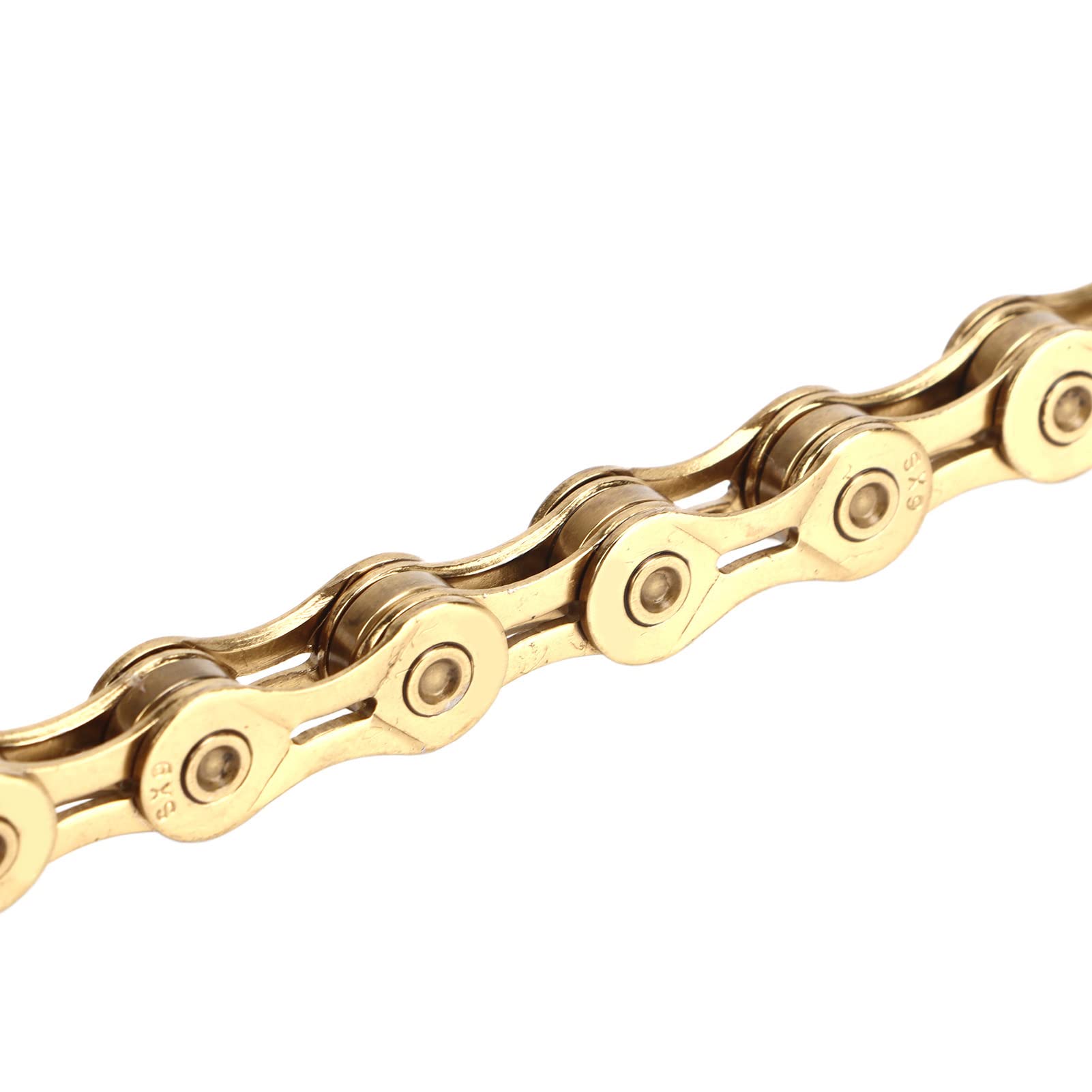 Catena per bicicletta a 9 velocità Acciaio al carbonio premium Design durevole e leggero Catena con prestazioni migliorate per mountain bike Bici da strada Appassionati di