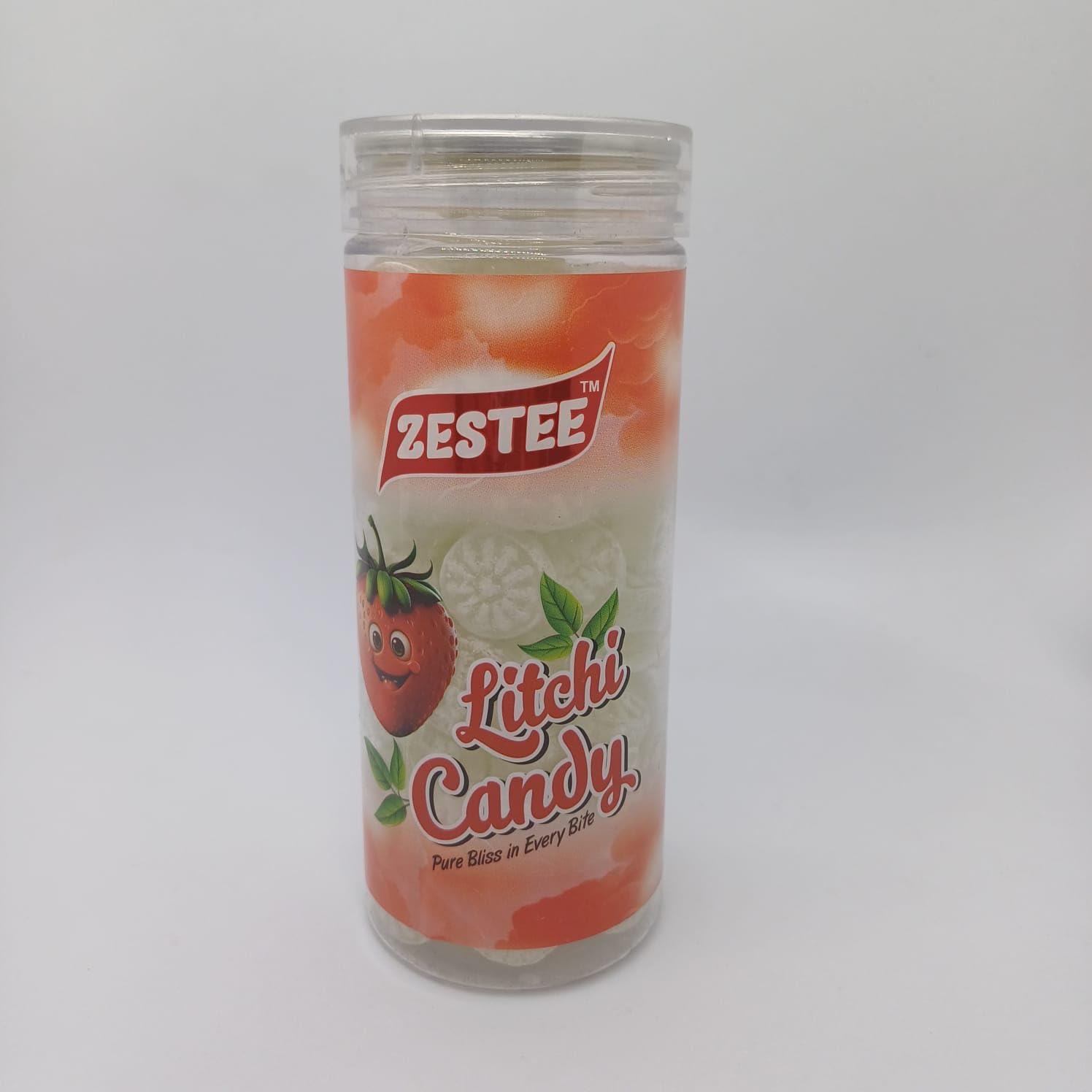 Creando ZESTEE Flavoured Sugar Sweet & Chatpata Candy Khatti Meethi Toffee for Kids 220gm (Litchi)