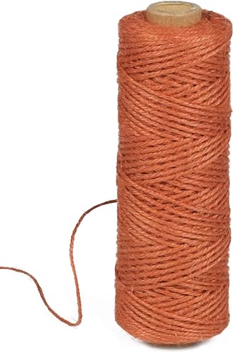 2mm 100m de cuerda de yute natural coloreada para envolver regalos, manualidades, panadería, planta, cinta navideña, artesanías hechas a mano,