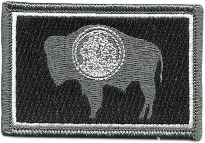 Gadsden and Culpeper Tactical State Patch - Wyoming - View Colors