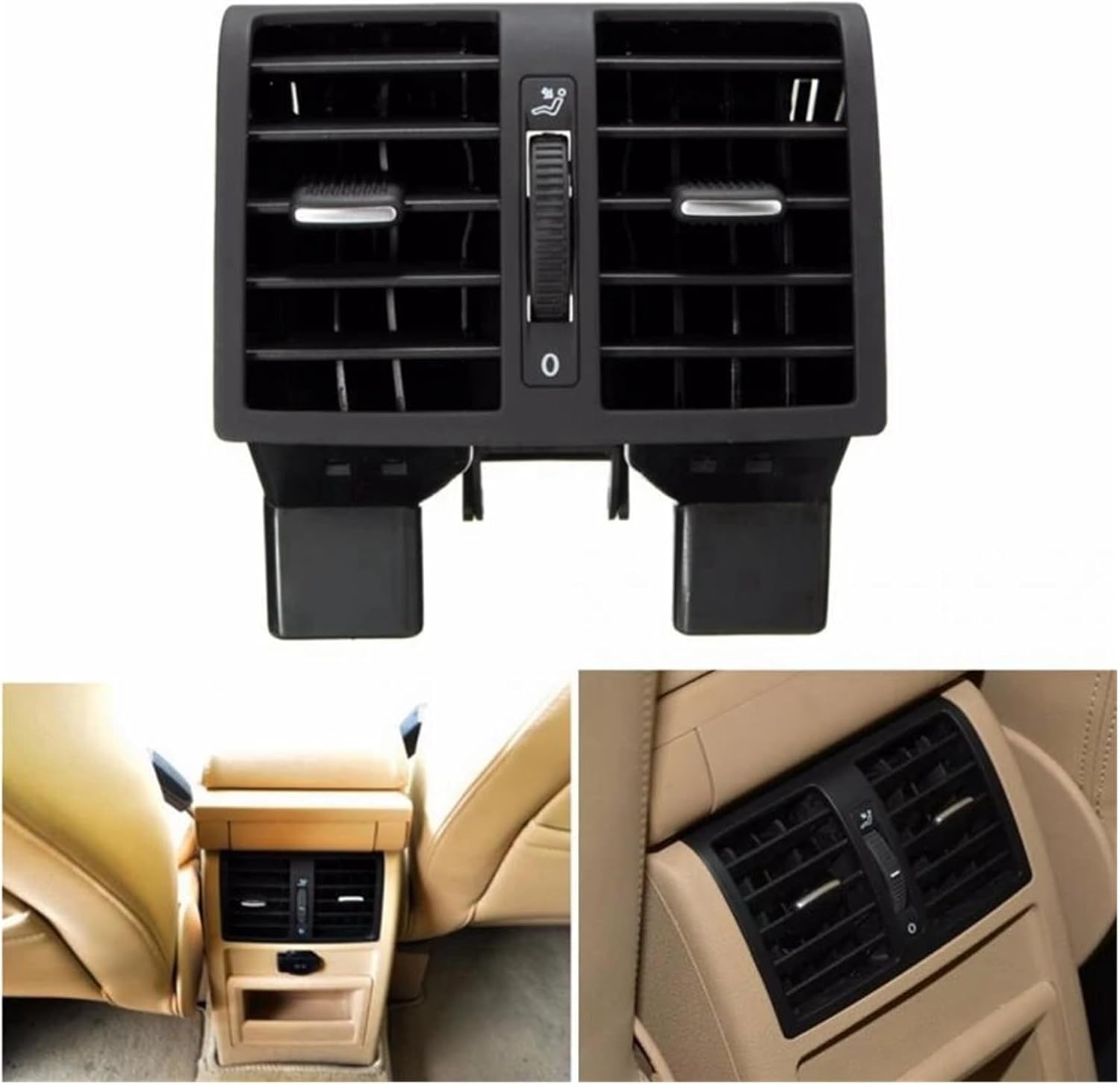Automotive Air Conditioning Vents Car Centre Console Rear Air Vent Outlet Fit For VW Fit For Touran Fit For Caddy 2016 1T0819203 Car Accessories Interior 2018 nice-looking