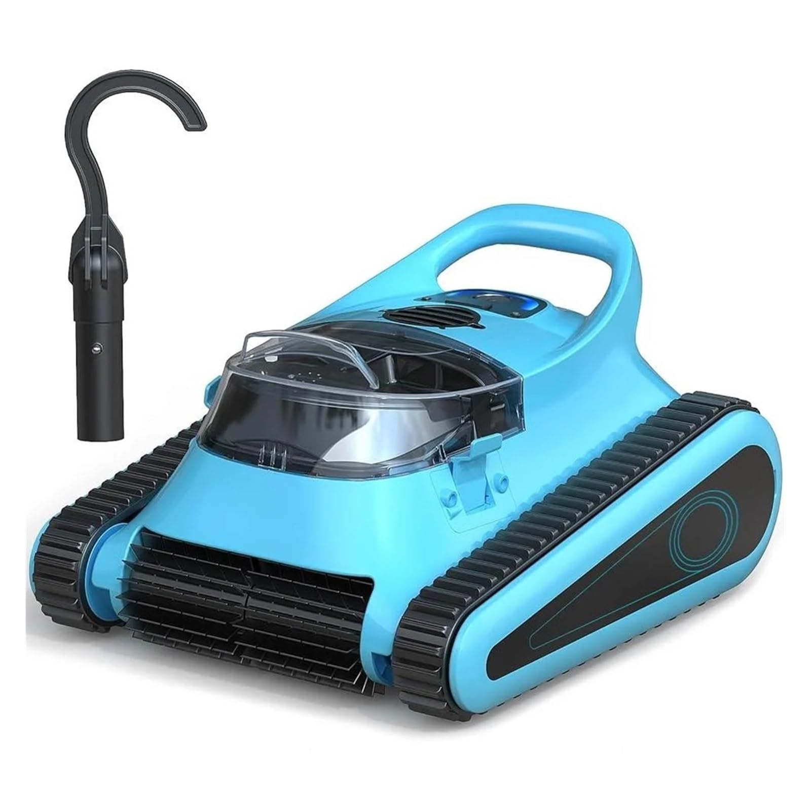 SICWEDIM Cordless Robot Pool Vacuum Cleaner 180W Suction Inground Pools Automatic Debris Removal Wall Climbing Self-Parking Intelligent