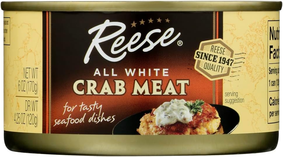 ReeseCRABMEAT ALL WHITE, 6 OZ24