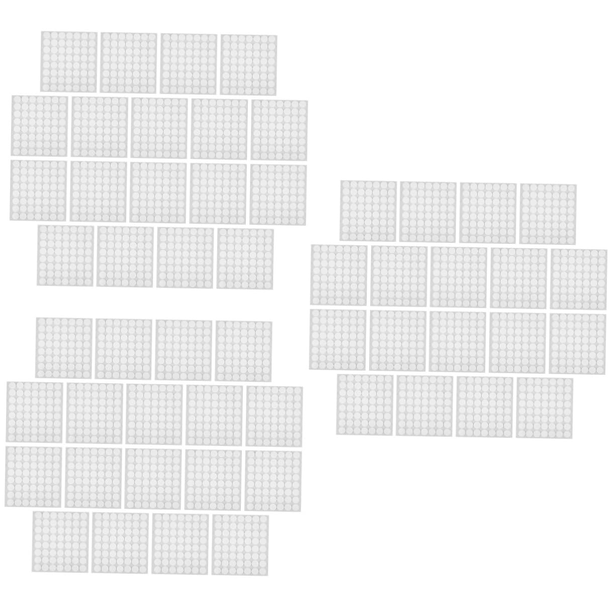 NUOBESTY 3 Sets Doppelseitige Punktaufkleber Dekoratives Klebeband Für Bastelprojekte 18 Blätter * 3
