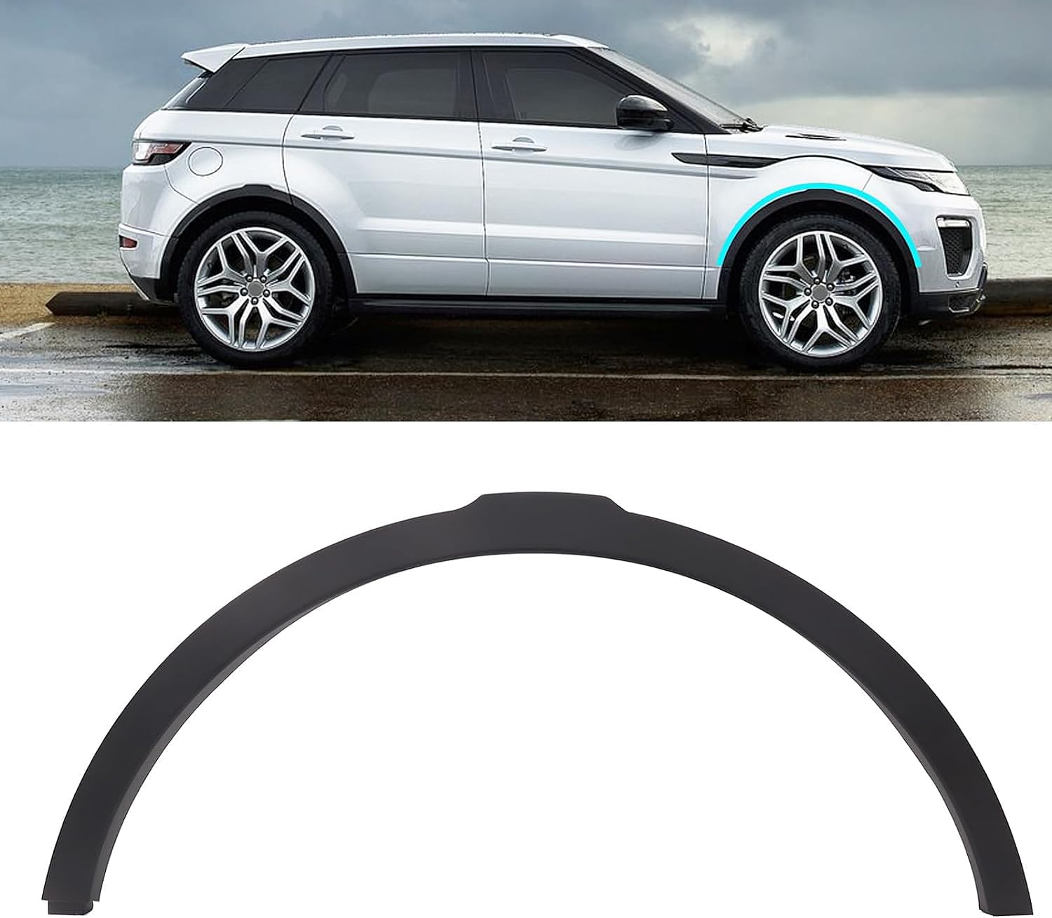 Guardabarros Acampanado Izquierdo Delantero Para Land Rover Range Rover Evoque 2012-2017