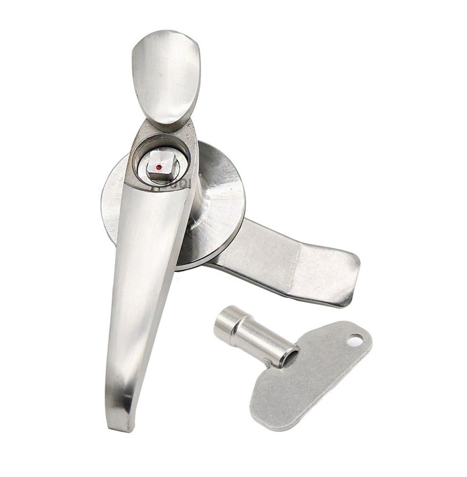 Serrure MS308-3 en acier inoxydable 304 avec noyau à 4 angles de 22 mm